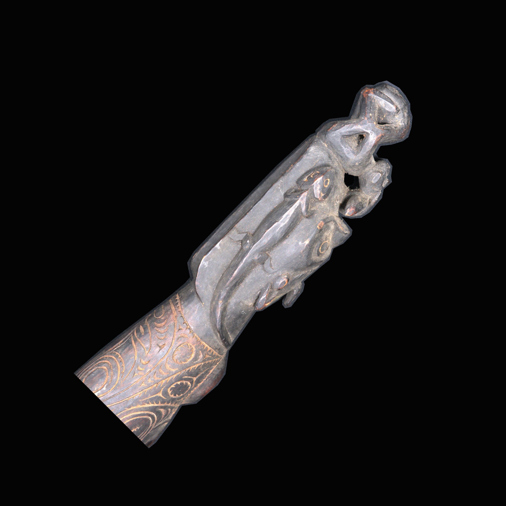 Middle Sepik Horn - Collectible Tribal Artifacts